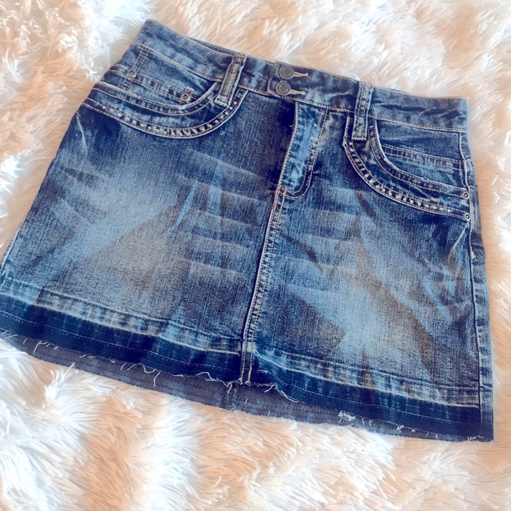 Jean skirt 💕🌈